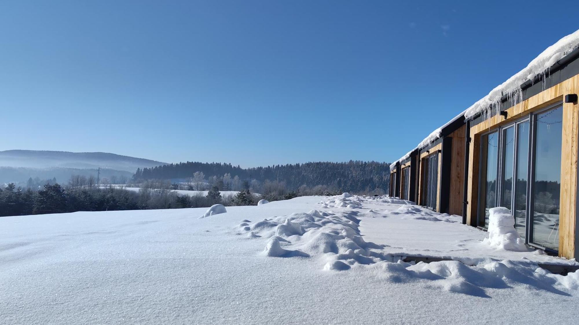 Вілла Widokowe Stodoly Bieszczady Лєско Екстер'єр фото